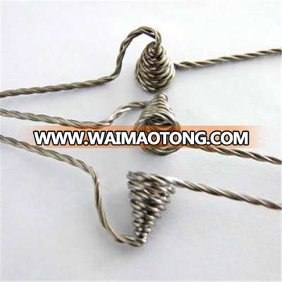 99.95% purity funnel shape tungsten filament wire/Professional Manufacturer Twisted Tungsten wire